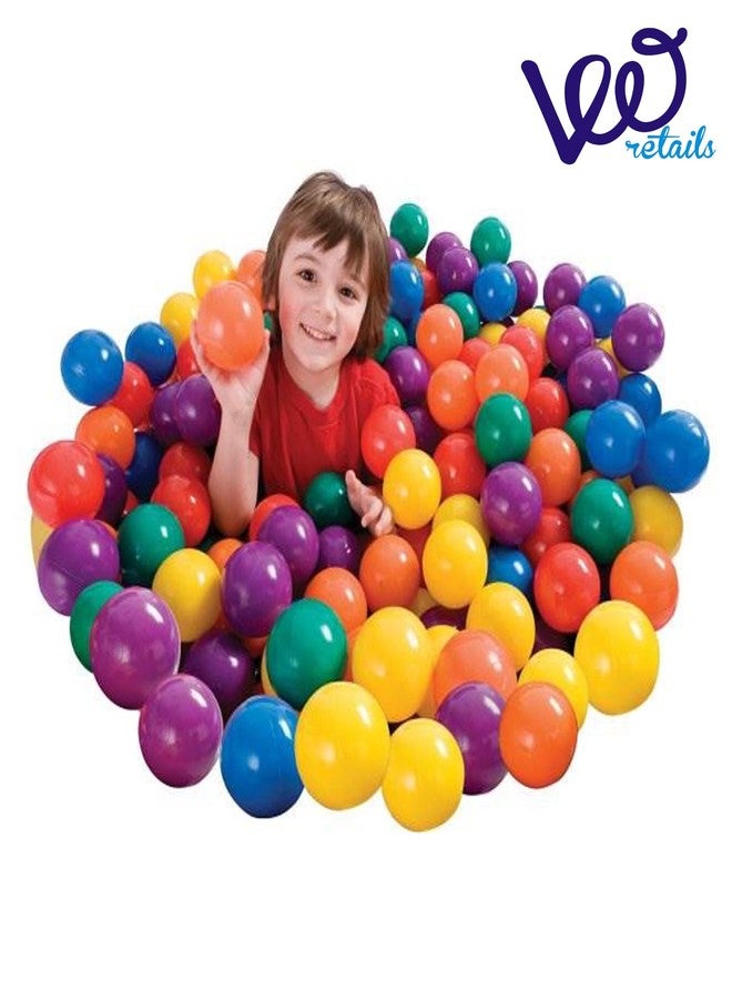 VWretails 50 Pcs Multicolor Soft Plastic Play Balls for Kids Bright & Colorful Play Balls Perfect for Ball pits, Play Centers, Pools, Jump-o-lenes, and Indoor/Outdoor Fun for Kids Aged 2+ - Image 5
